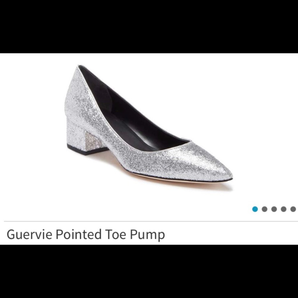 VIA SPIGA SLIVER glitter PUMP